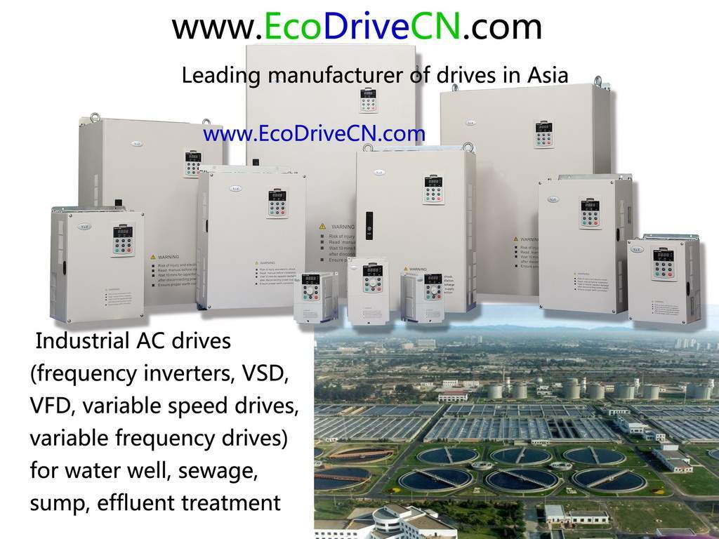 V&T AC inverter drives for sewage treatment