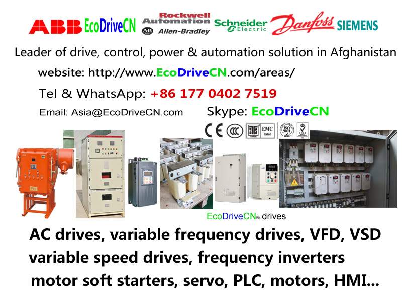 V&T EcoDriveCN® drives in Afghanistan