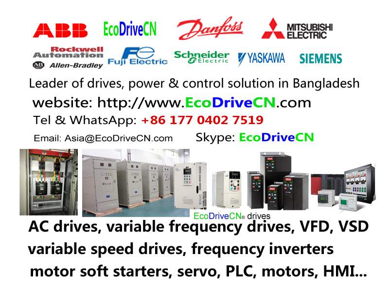 motor soft starters, frequency inverters in Bangladesh