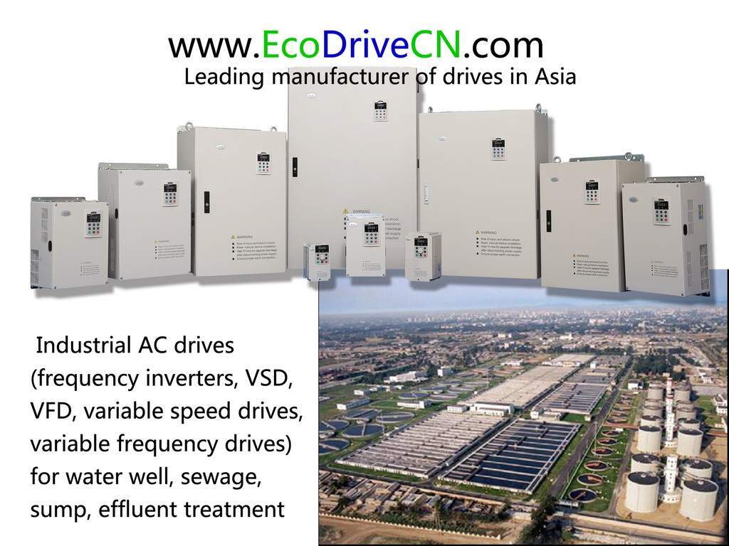 V&T EcoDriveCN® drives for water and sewage treatment