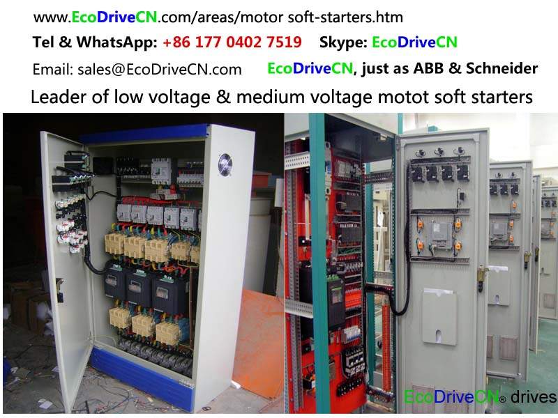motor soft starters with bypass contactor